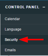 security-control-panel